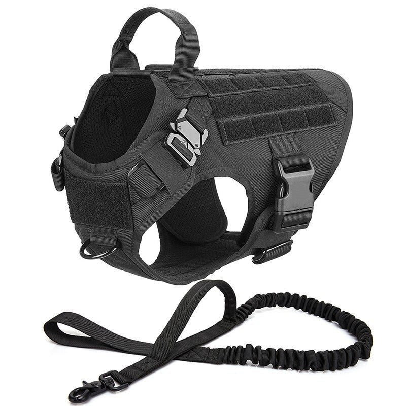 Dog Collar Military Dog Harness And Leash Set