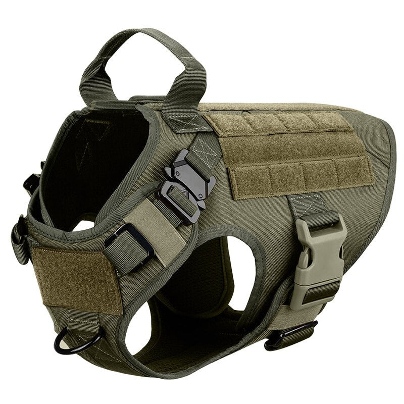 Dog Collar Military Dog Harness And Leash Set
