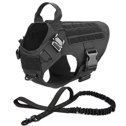Dog Collar Military Dog Harness And Leash Set